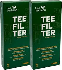 Teeverliebt – 2 Pappersfilter för Löst Te (80 st)