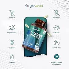 Taurinkapslar 1000mg - Veganska 180 kapslar