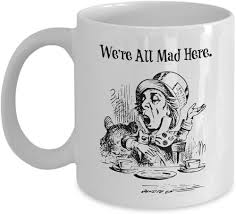 Vacker Kaffemugg: Mad Hatter i Underlandet