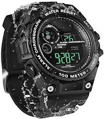 100 m Vattentät Dykarklocka för Män och Pojkar