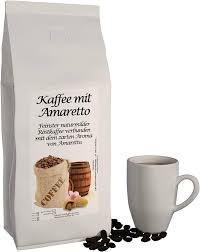 Aromatiserat Amaretto Kaffe - 1000 g Hel Böna