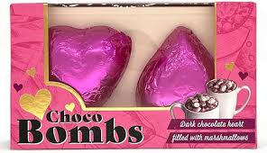 Chokladhjärta med Minimarsmallows för Varm Choklad