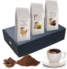 Presentset: Smaksatt Kaffe Hela Bönor - Hasselnöt