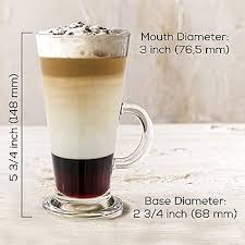 CRYSTALIA Premium Irländska Kaffemuggar Set av 2