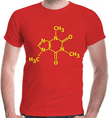 buXsbaum Herr T-shirt - Kaffe Strukturformel