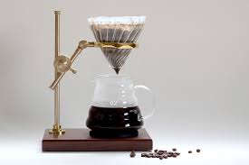 Pour Over Kaffe Stativ med Filterkon och Glaskaraff