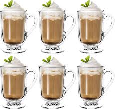 KADAX Set med 6 Kaffeglas - 300 ml