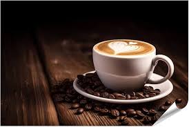 Islandburner XXL: Hjärta Kaffe Latte Affisch