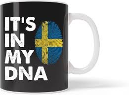 Vacker Svensk Kaffemugg
