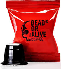 DEAD OR ALIVE Kaffe Kapslar - Starka 50-pack