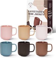 Glad Lemuro Kaffekoppar – 6 stycken moderna designkoppar