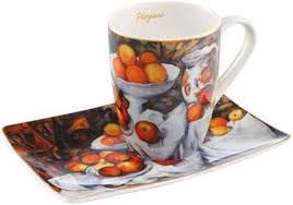 Goebel Cezanne Konstgjord Mugg med Underlägg