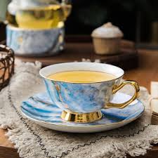YUANFLQ Kaffe- och Te-set i Keramik