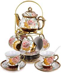 Kaffeset och Te-set i Keramik - 20 St