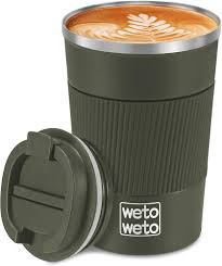 WETOWETO 340 ml Isolerad Termosmugg i Rostfritt Stål