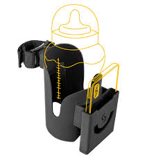 Skiddoü Mugghållare för Barnvagn - Svart Ø 10 cm