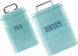 Tennbehållare för Kök – Galvaniserad Förvaring för Mat och Dryck