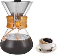 Värmebeständig Kaffedroppbryggare i Glas