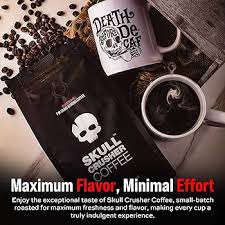 Skull Crusher Hela Kaffebönor - Hög Koffein Premium