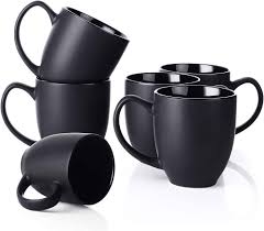 DOWAN Set med 6 Kaffemuggar 473 ml - Stora Handtag