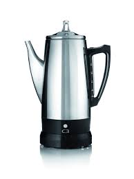 C3 Perkolator Basic 30-33655 - Elektrisk Kaffeberedare i Silver