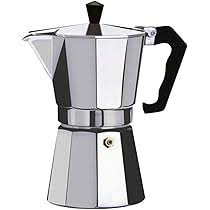 Metallugn Top Expresso Perkolator - Hög Kapacitet Moka Pot
